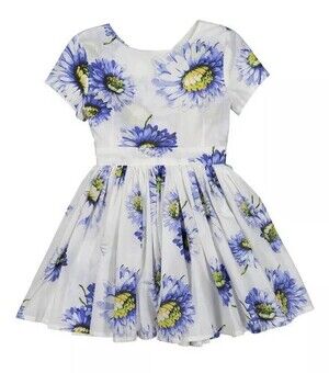 Girls Morley Blue Floral Dress Size 12 Gerbera Blue Harper Dress *Free Shipping*